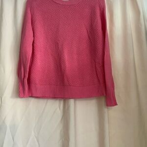 LOFT Pink Crew Neck Sweater